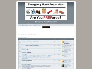 Emergency Home Preparation