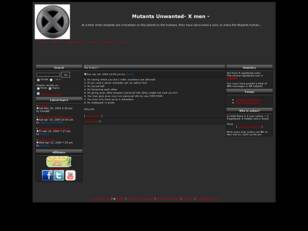 Free forum : Mutants Unwanted- X men